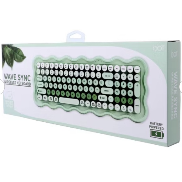 Mint Green Wireless Keyboard - Picture 3 of 6